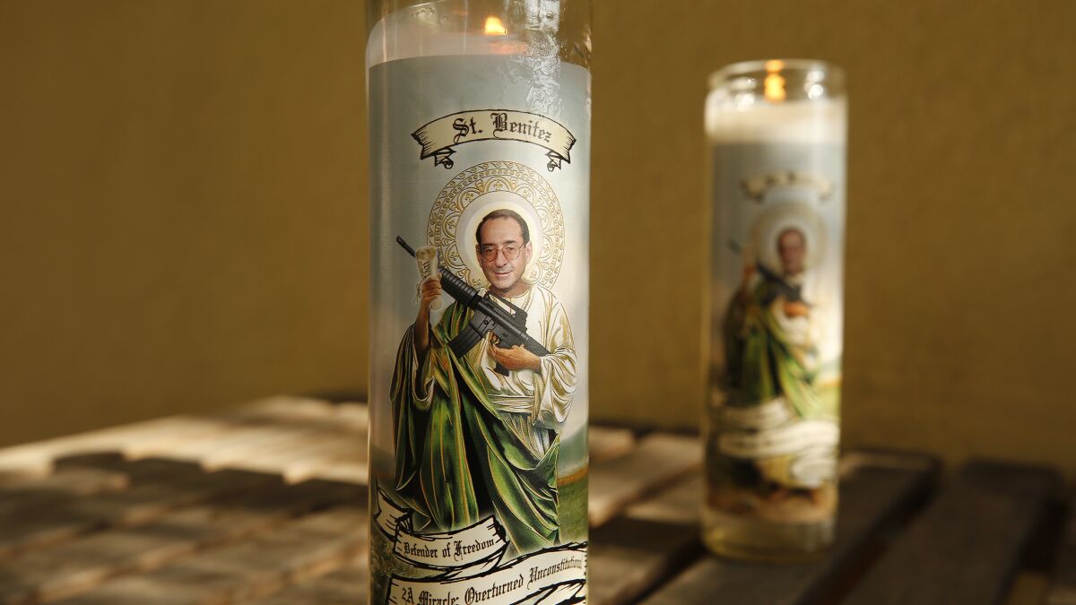 Saint Benitez candles